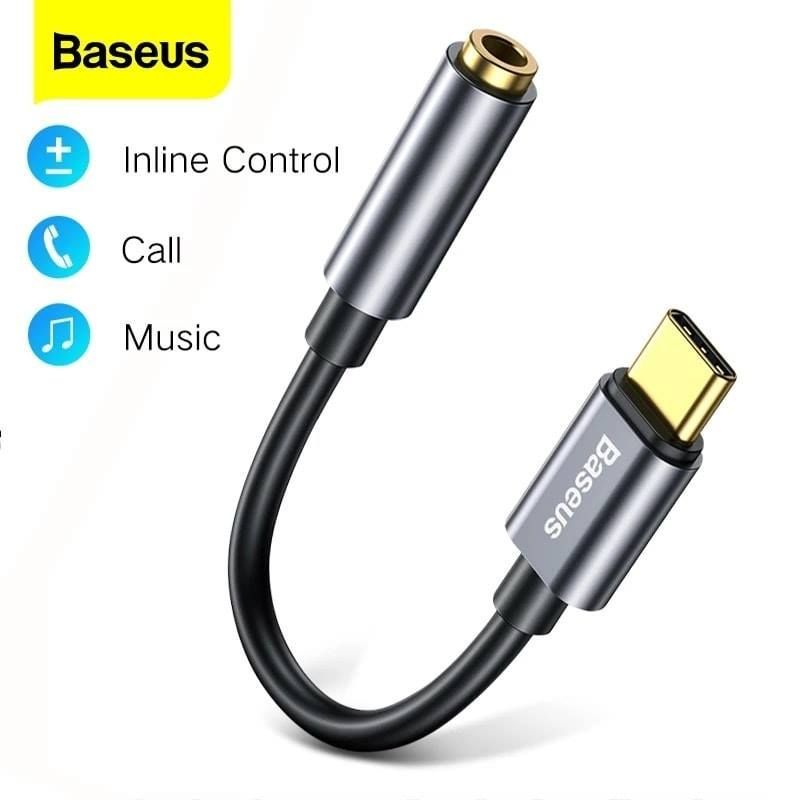 AUDIO Splitter Type_C (Charging + MicCallMusic) Dongle with Call  Mic Support