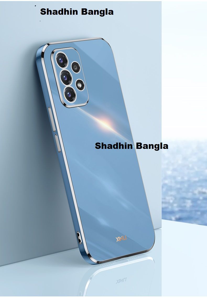 for Samsung A32/ A52/A52s 4G Back Cover Luxury 6D Plating Case Side Pattern Soft Silicone Square Mobile Phone Cases