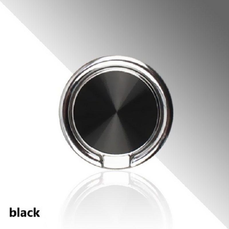 Metal Mobile Phone Ring Holder 360 Degree Rotatable Smartphone Socket Magnetic Car Bracket Socket Telephone Ring Flexible Stand