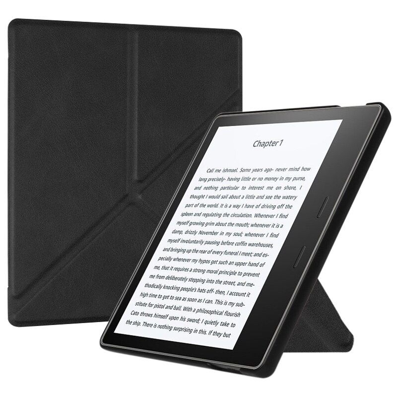 BOZHUORUI Origami Case for Kindle Oasis (9th Gen,2017-10th Gen,2019 Release) - PU Leather Stand Protective Cover with Sleep/Wake