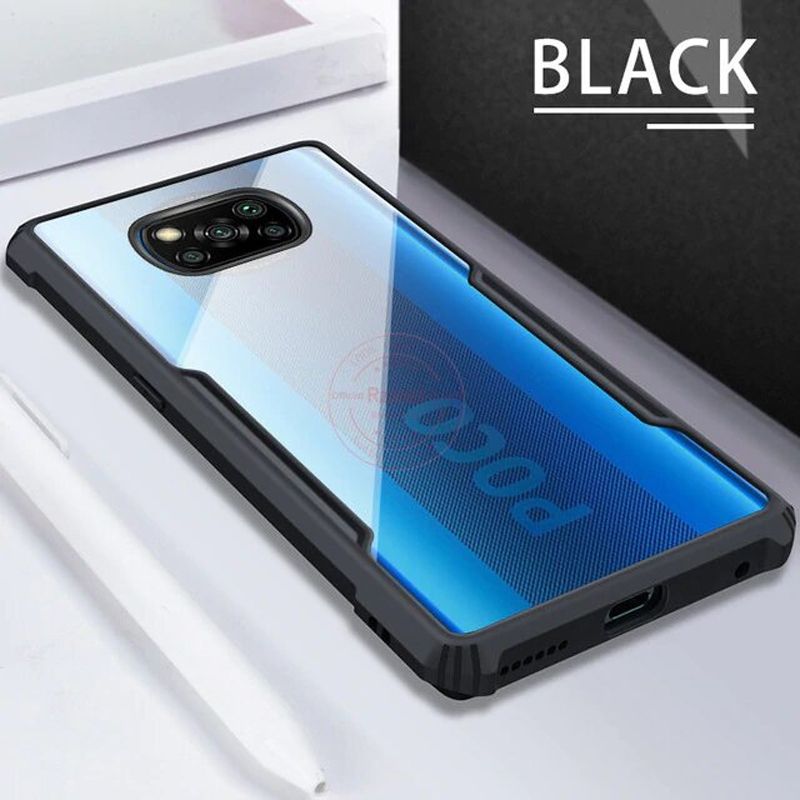Poco X3/Poco X3Pro Hard Case Transparent Clear Matte Xundu Shockproof Slim Thin Cover Phone Case - Phone Back Cover - Phone - Camera