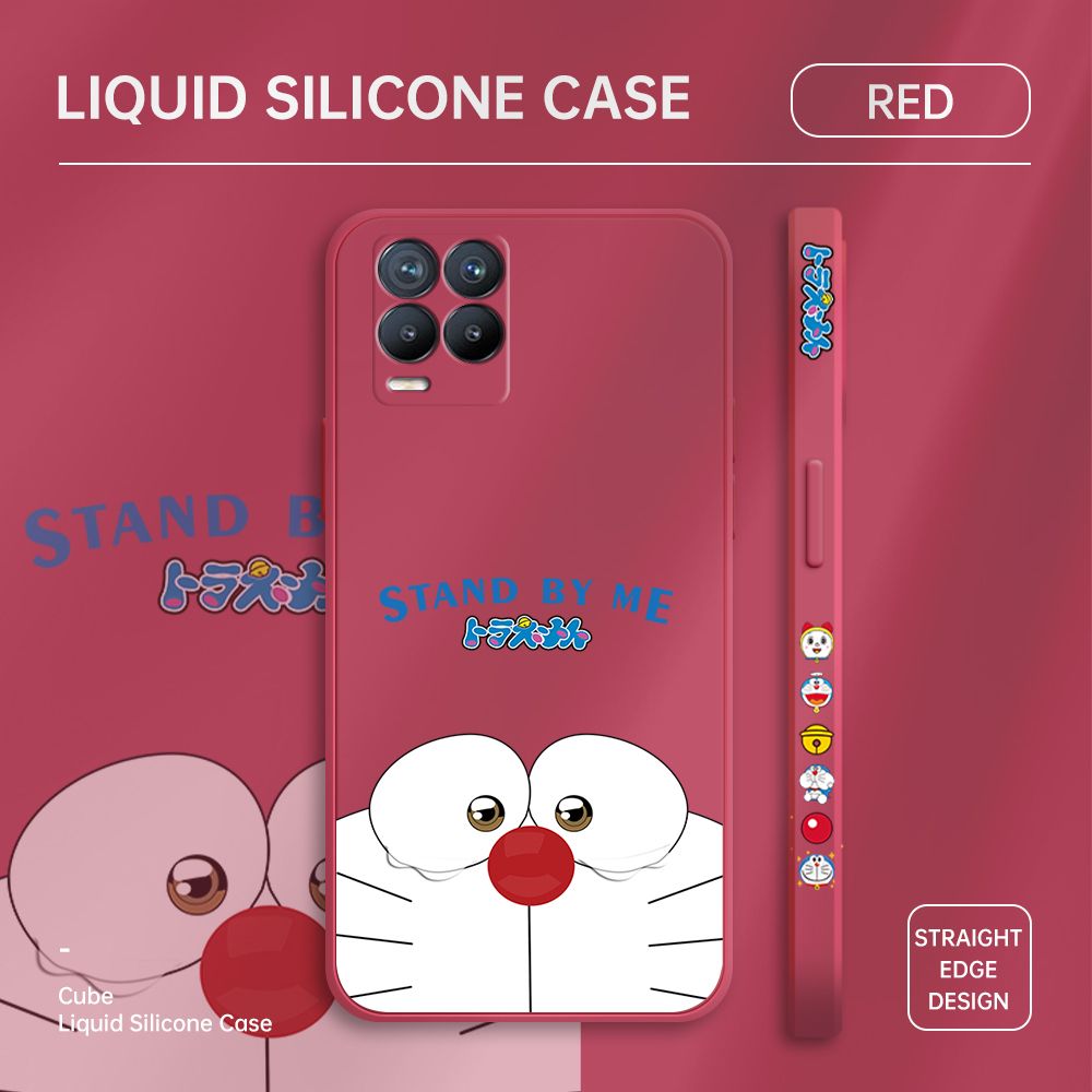 ZeroQiQi for Realme 8 Pro Case Cartoon Weeping Cat Phone Cover Soft Full Lens Protection Casing Ultra Thin Soft Liquid Silicone Phone Cases