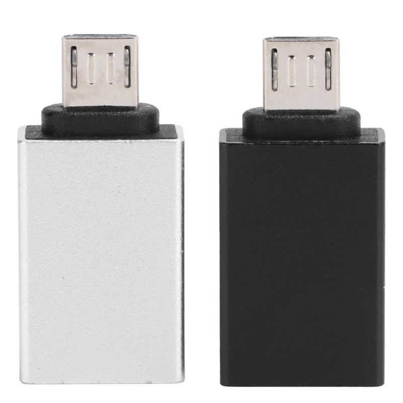 2Pcs Adapter Converter USB Micro OTG for Laptop Phone PC Gamepad Data Transfer Charging