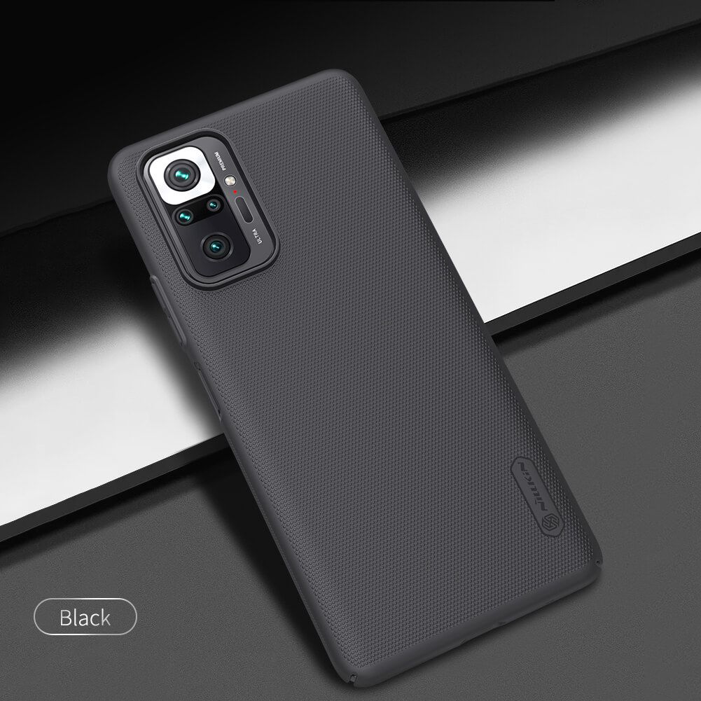 For Xiaomi Redmi Note 10 Pro / Redmi Note10 Pro Max Nillkin Super Frosted Shield Hard PC Salient Dot Design Matte Case Back Cover - Phone Back Cover