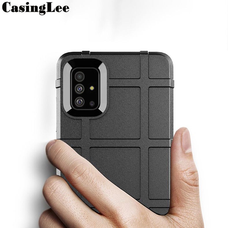 Protect Cover for Galaxy A51 Case Military Protector Rugged Shield Silicone Hard armor Back Cover for Samsung Galaxy A51 Phone Cases