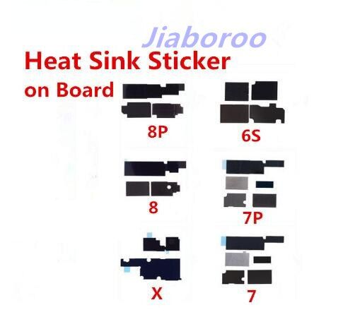 10sets Heat Sink Sticker for iPhone 7 6 6S 8 Plus X XS Max XR Anti-Static Logic Board Dissipation Cooling Glue