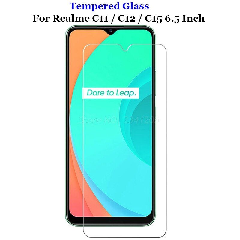 Tempered Glass Screen Protector for Realme C11 / Realme C12 / Realme C15 - Transparent