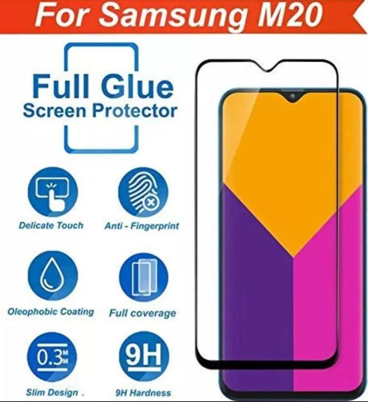 Samsung M20 * 6D Tempered Glass HD Screen Protector - Transparent