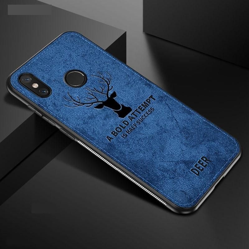 Deer Black Cover for Redmi Note 5 Ai -Blue