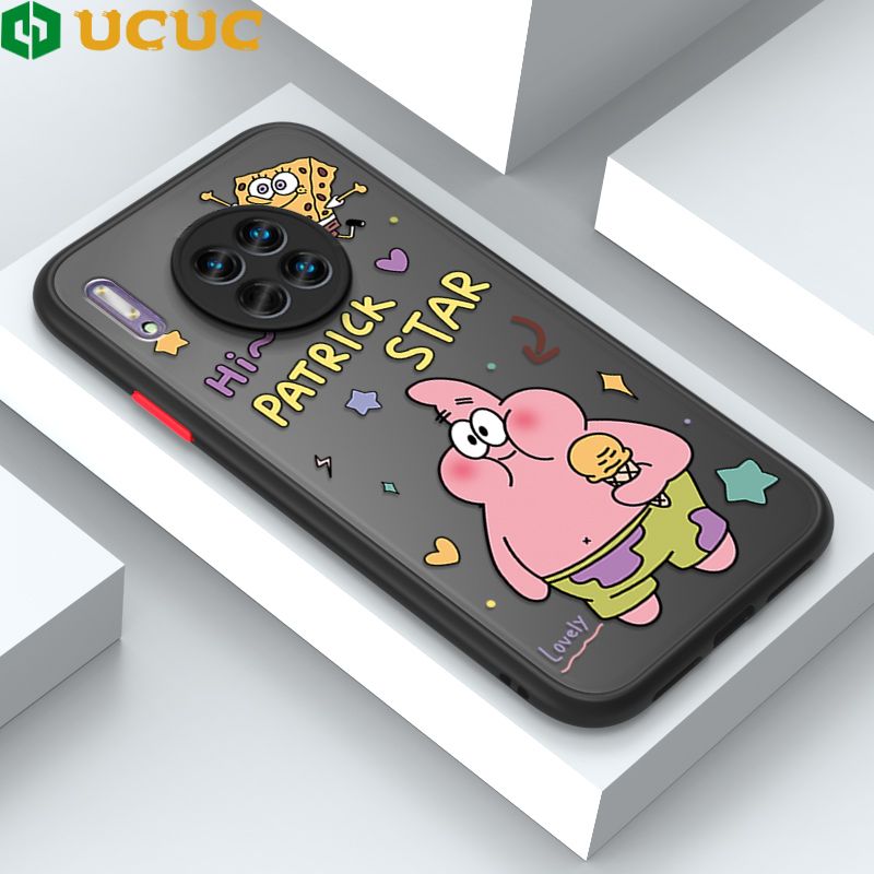 UCUC for Huawei Mate 30 Back Cover Pie Gig Star Frosted Transparent Hard Phone Case Thin Shockproof Full Cover Camera Protect Case
