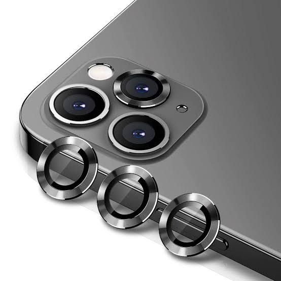 Camera Lens Protector for i.Phone 13 / 13 pro /13 pro max Premium HD Tempered Glass Metal Ring Aluminum Alloy Lens Screen Cover Film