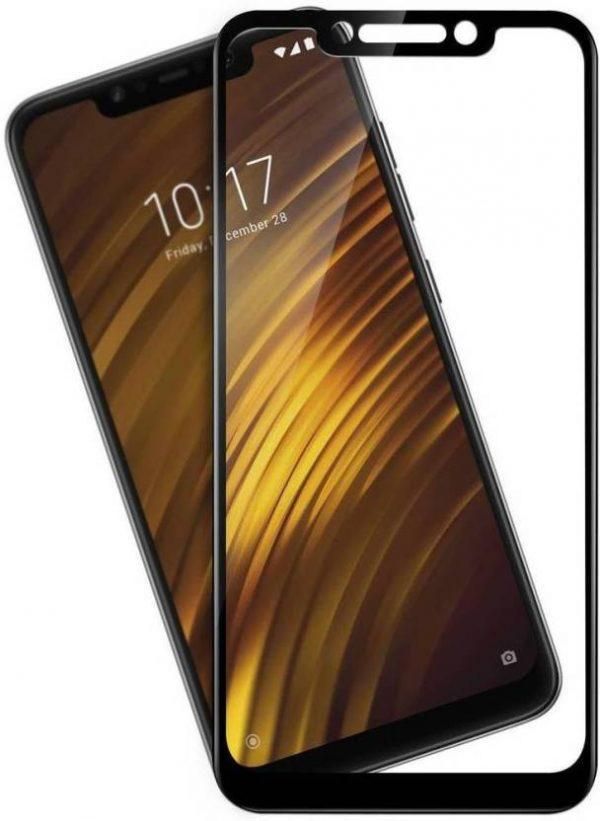 5D Glass Screen Protector Film for Xiaomi Poco F1 – Black