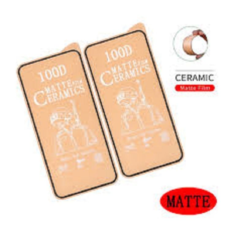 Samsung Galaxy A91 Full Cover Matte Ceramic Film No Fingerprint Screen Protector Glass