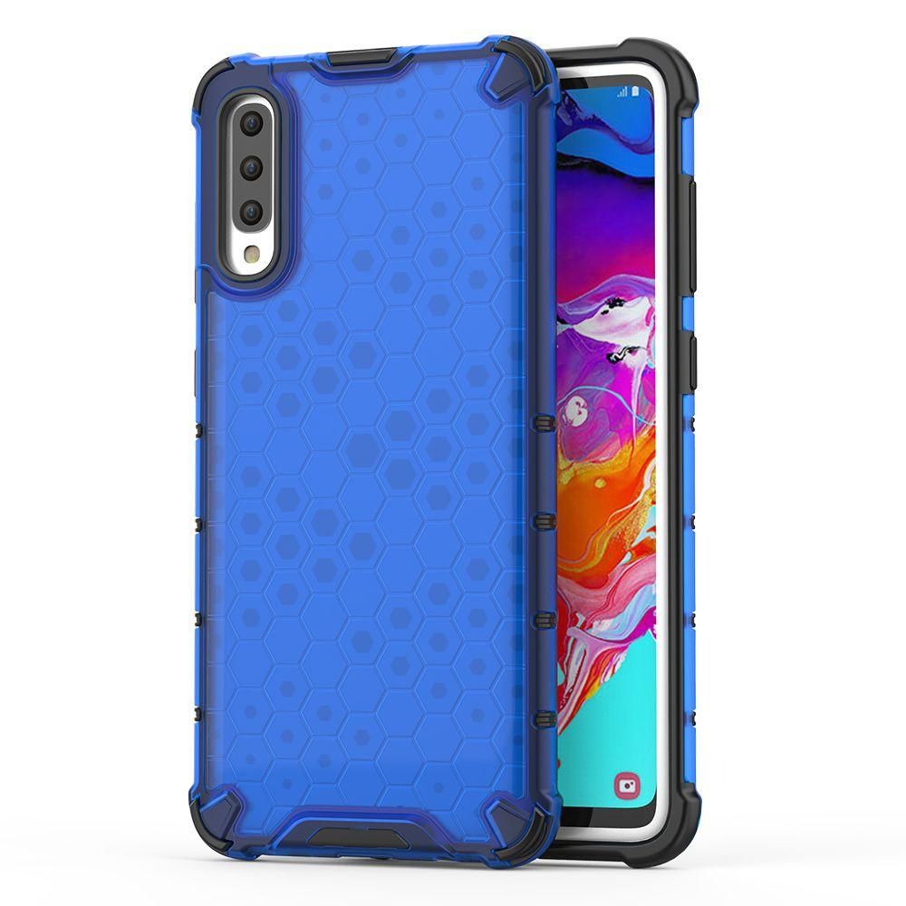 Honeycomb Airbag Shockproof Case For Samsung Galaxy A70 Hybrid TPU PC Transparent Armor cover