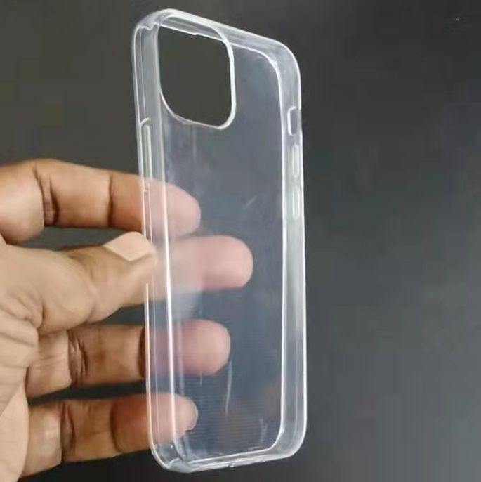Clear Case for iPhone 13 Mini Cover Soft TPU Silicone Phone Cover Transparent