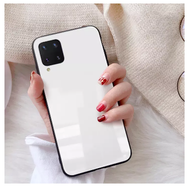 Full Protection Tempered Glass Back Cover for Samsung Galaxy A22 4G / F22 4G / M22 4G - মোবাইল ফোন - Phone