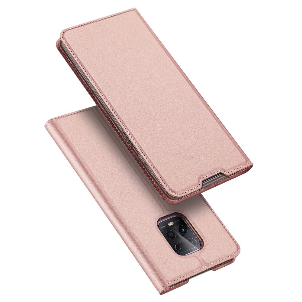 DUX DUCIS For Redmi 9,Redmi 10X 5G/10X pro 5G Magnetic Mobile Phone Holder Leather Case with Cards Slot Style