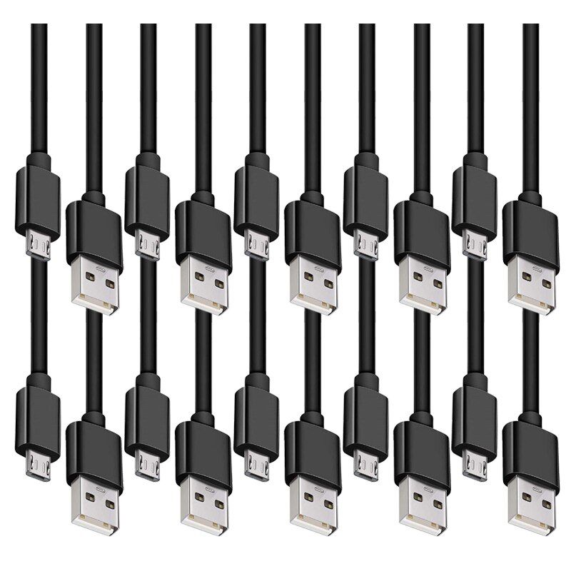 Micro USB Cable 10Pack Android Charger Cable Fast Phone Charging Cord for Samsung Galaxy S7 S6 Edge S5 Note 5 4 A3 A5 A7 A8 A9
