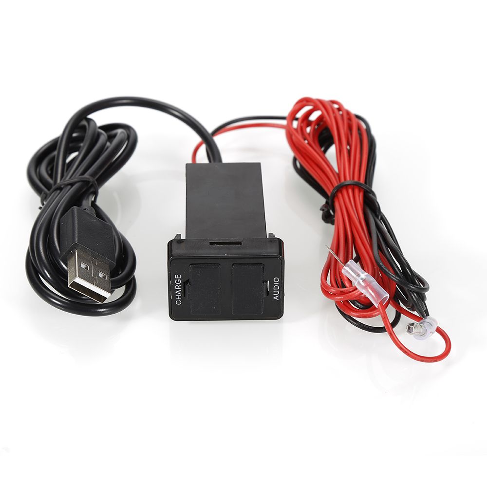 Auto Car Dual USB Port Outlet Phone Charger Adapter DC 12V for TOYOTA Car Phone Charger Good effect and easy to use