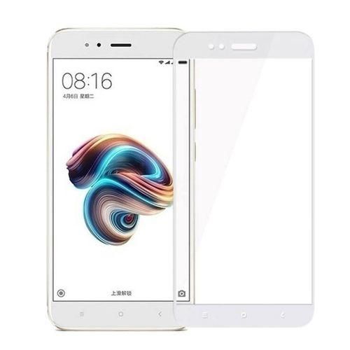 Tempered Glass Screen Protector for Xiaomi Mi A1 vs Mi5X - White