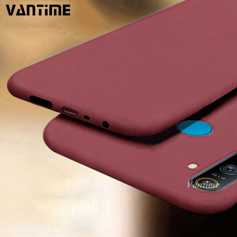 Vantime for Realme C3 Case Soft Sandstone Ultra Thin Matte Back Cover