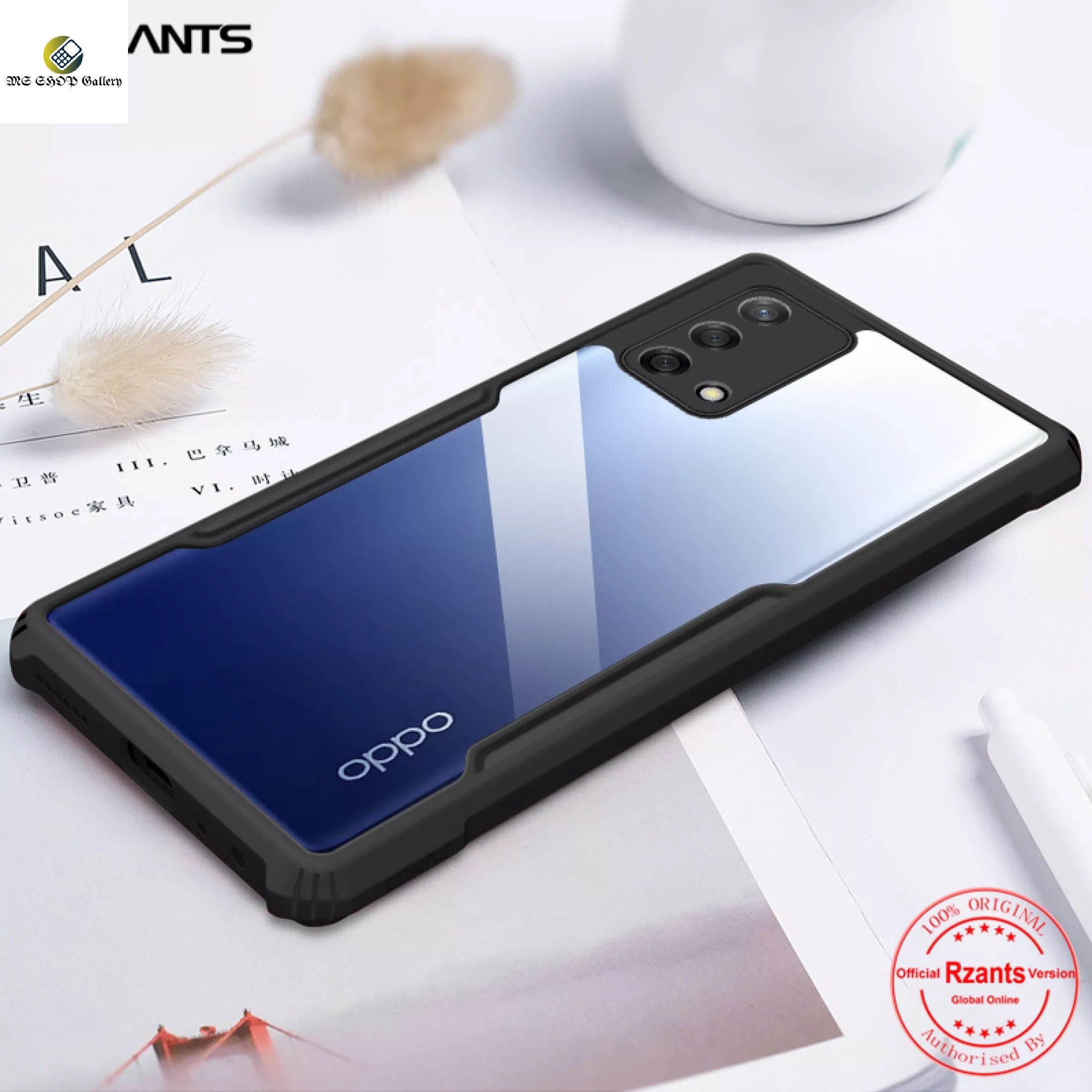 Oppo F19s Hard Case Transparent Silica Gel Matte Shockproof Slim Thin Cover Phone Casing