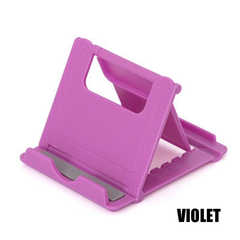 Folding Table Top Phone Holder Portable Mini Smartphone Holder Foldable Phone Stand Multi-Angle Adjustable For iPhone Samsung