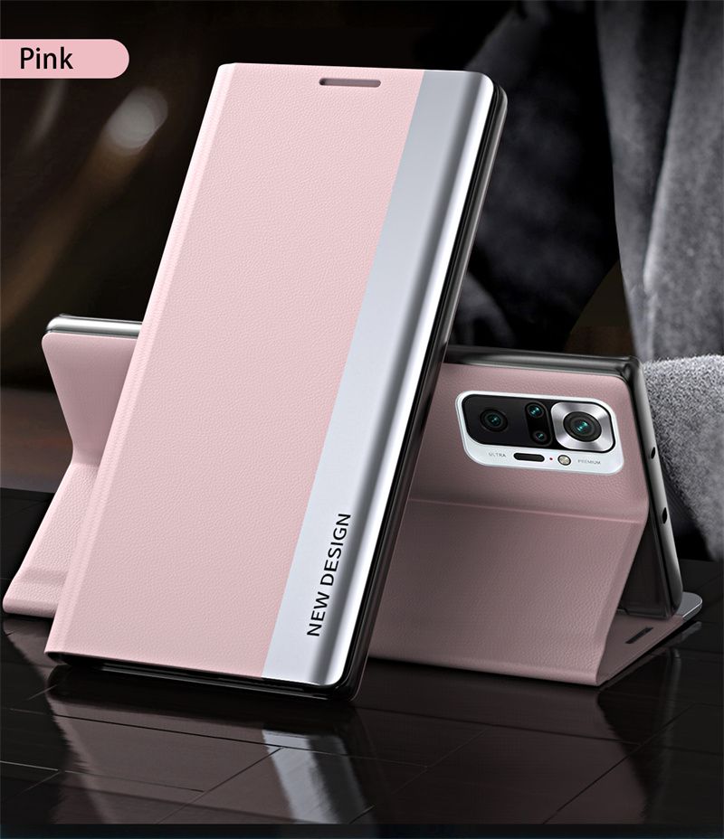 Flip Case For Xiaomi Redmi Note 10 Pro Back Phone Casing Luxury Wallet Stand Book Cover Coque Magnetic Bag Full Package Shockproof
