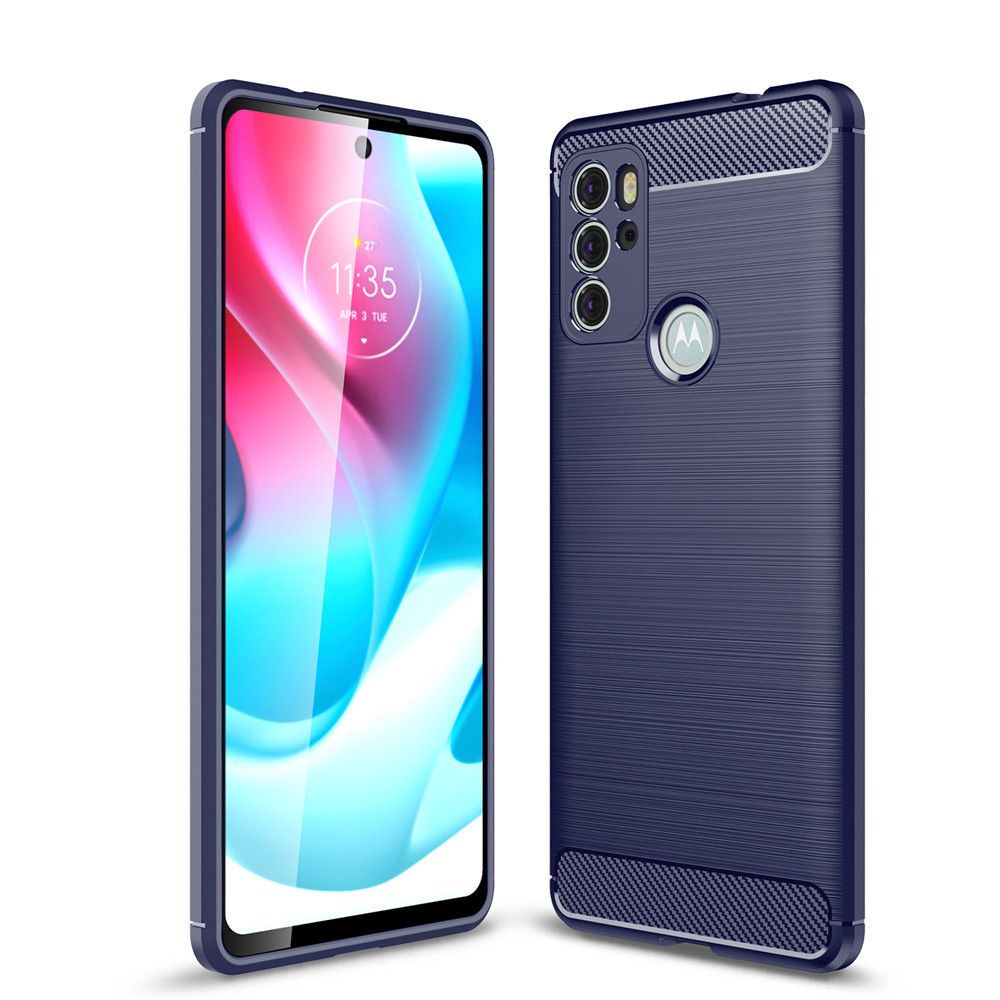 For Motorola Moto G60s Case Brushed Solid Color Back Cover Camera Protection Shockproof Softcase
