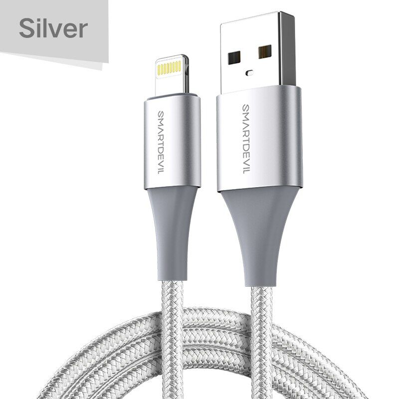 SmartDevil MFi USB Cable For iPhone SE Xs Max 7 Plus 8 Plus Fast Charging For Lightning Cable Data Phone Charger Cable