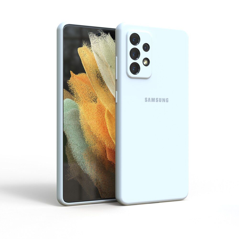 Samsung Galaxy A52 5G 4G Case Silky Silicone Cover Soft-Touch Back Protective Housing   Silicone For A72 4G 5G