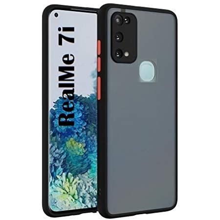For Realme 7i / Realme C17 Camera Protection Smoke case Matte Finish Mobile Back Cover