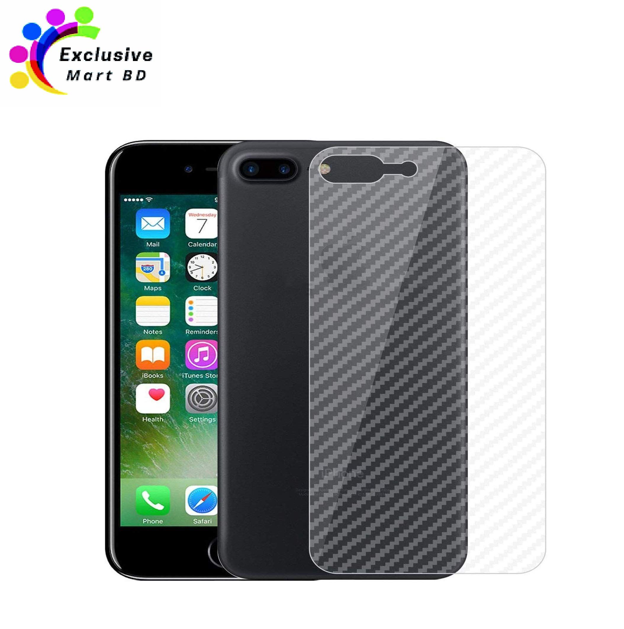 Apple_iPhone 7 Plus Carbon Fiber Sticker Vinyl Back Poly Skin Protector