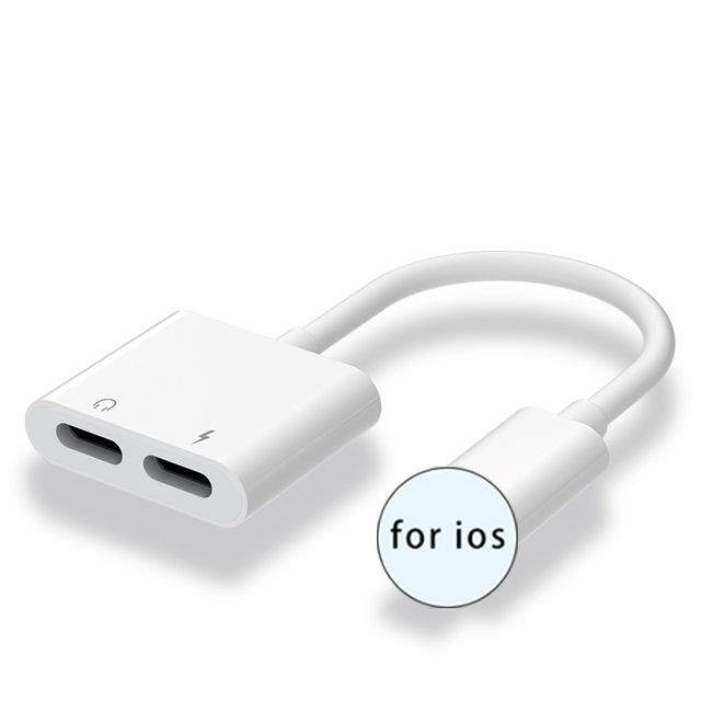 Yfashion 2 In 1 OTG Usb For Iphone Xs Max Xr X 7 8 Plus Adapter Charging Port o 3.5mm Cable Splitter specification