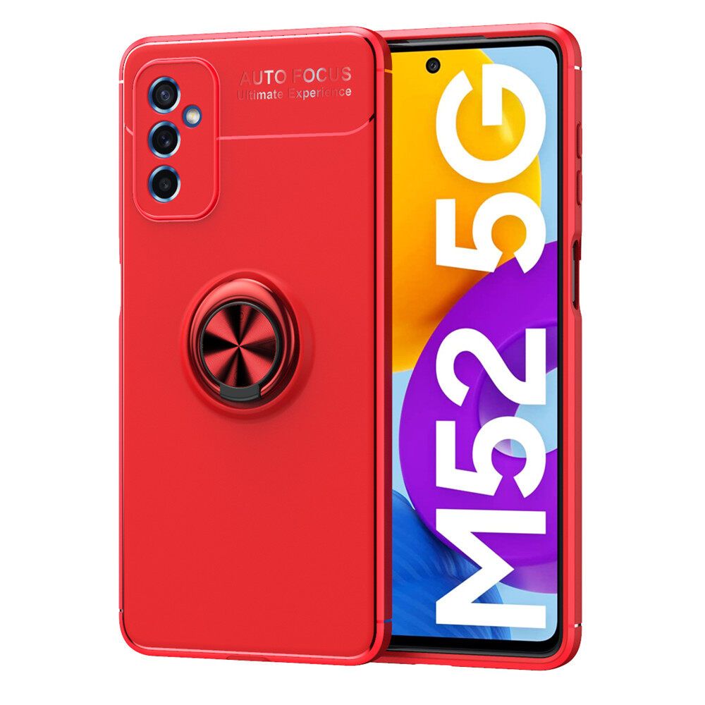 For Samsung Galaxy M52 5G Case Slim Mix Color Fashion Softcase Back Cover with Ring Stand