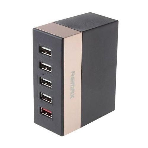 RU-U1 5Port USB Hub Charger - Black