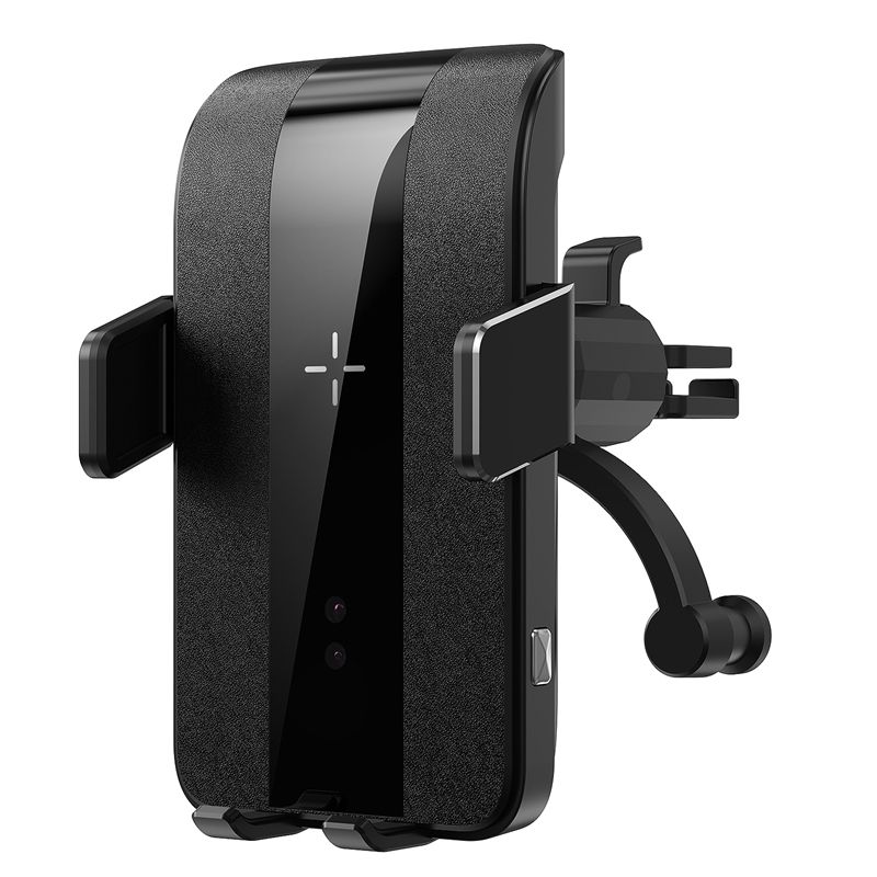 Wireless Car Charger Mount 15W Qi Fast Charging Air Vent Car Phone Mount Automatic Clamping Cell Phone Holder