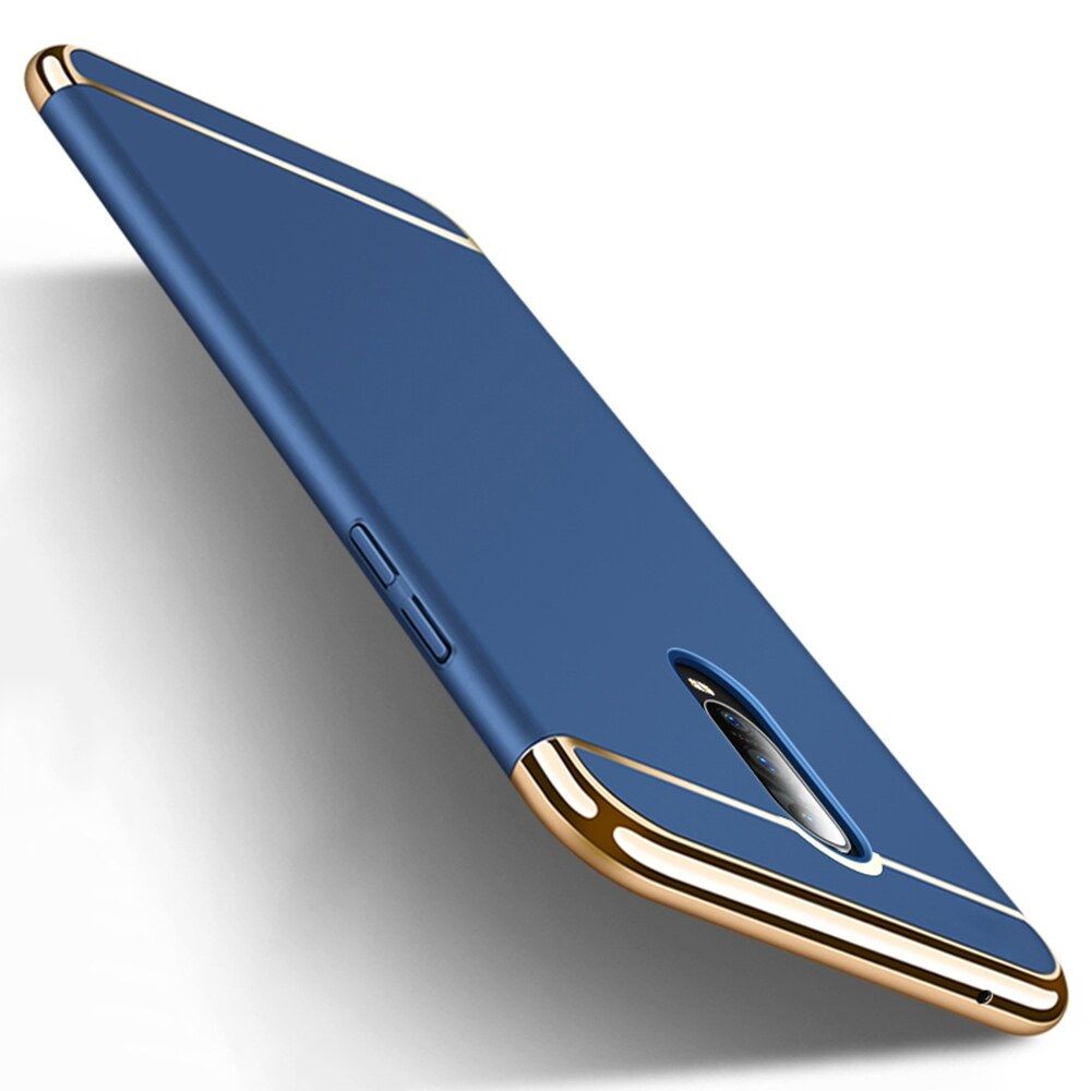 Luxury 360 Full Cover Plating Phone Case For OPPO R17 PC Matte Hard Cover Case