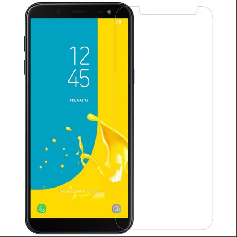 2pcs Glass for Samsung Galaxy J8 Screen Protector 9H full black