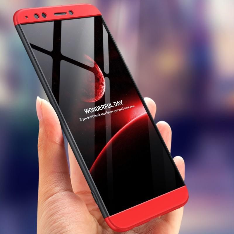 huawei y7 prime  360 Degree Back Cover red