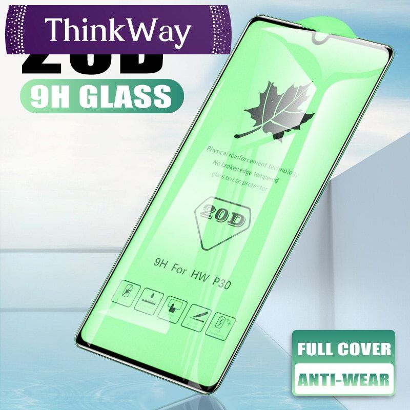 20D Full Curved Edge Protective Glass On The For Huawei Y5 Y6 Y7 Y9 Pro Prime 2018 2019 Tempered Glass Screen Protector Film