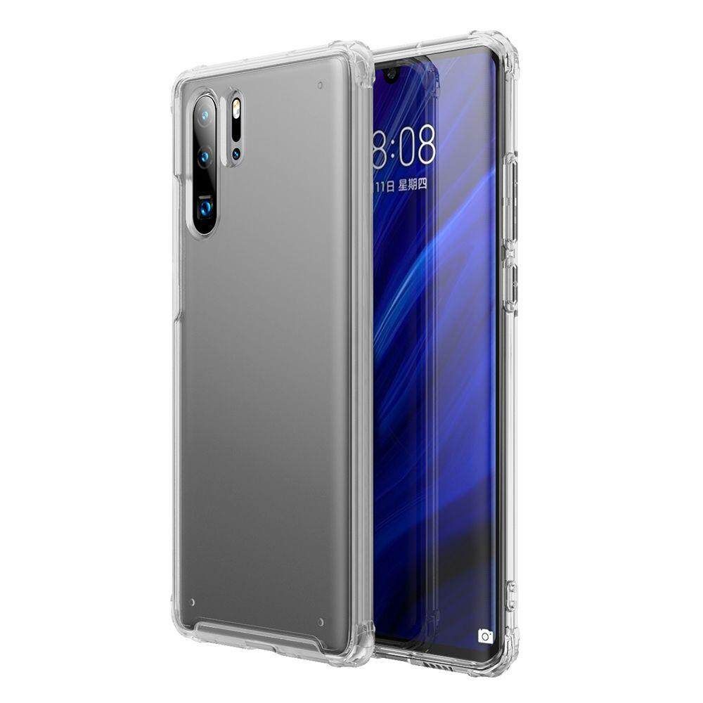 For Huawei P30 Pro Soft TPU + Sturdy PC Translucent Matte Drop-proof Case