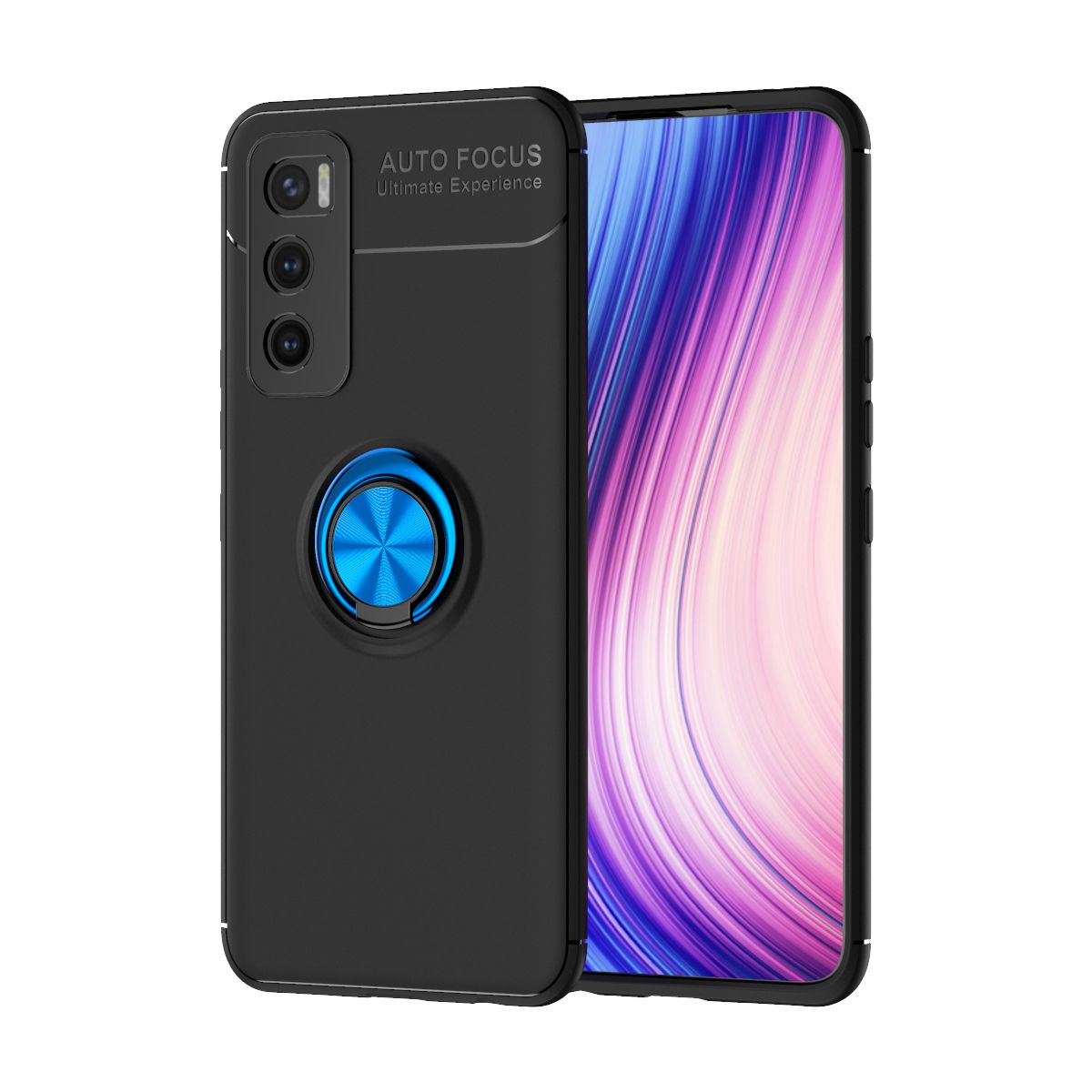 Yfashion Mobile  Phone  Case For Vivo V20 Se Wit Invisible Bracket Phone Protective Case Cover color