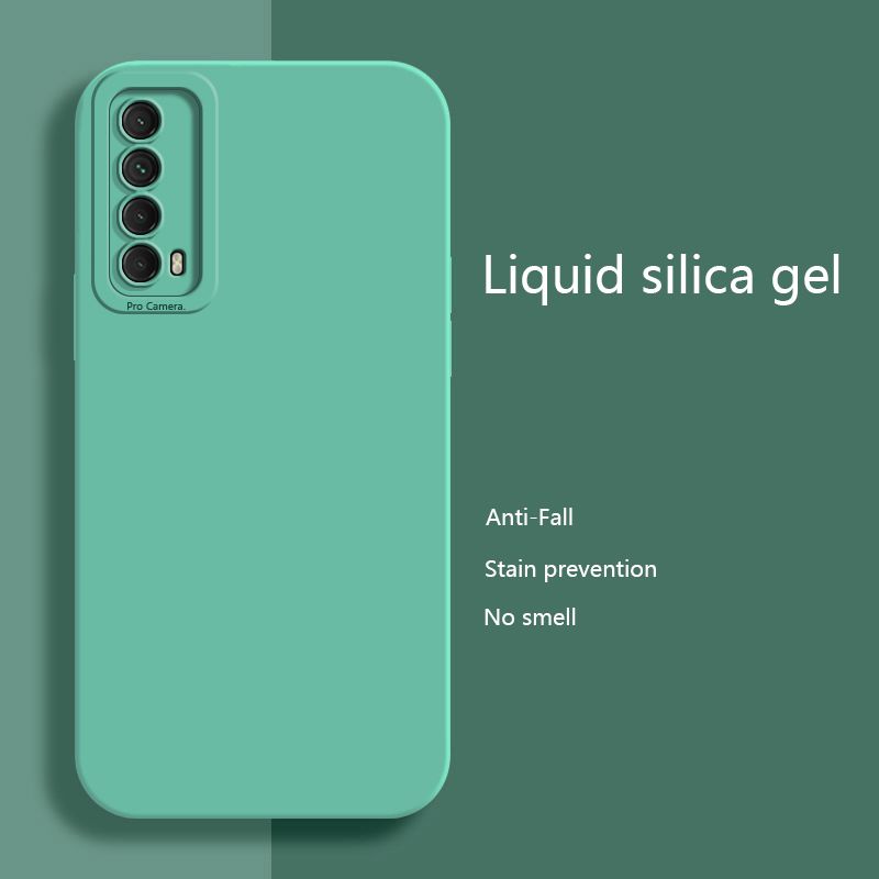 Olige Case For iPhone 12 Case Liquid Silicone Matte Shockproof Camera Protiction Soft Phone Cover