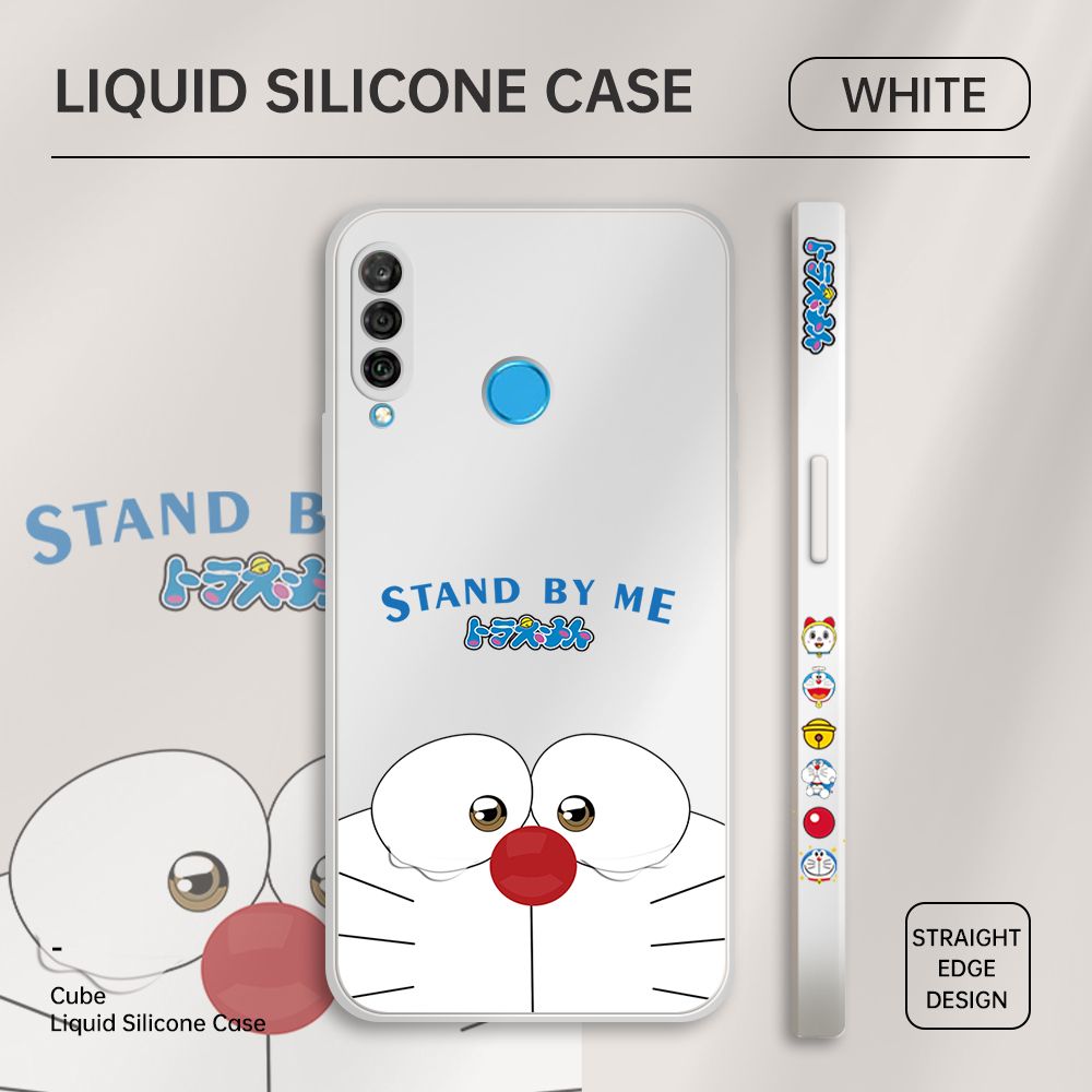 ZeroQiQi for Huawei Nova 4E Case Cartoon Weeping Cat Phone Cover Soft Full Lens Protection Casing Ultra Thin Soft Liquid Silicone Phone Cases