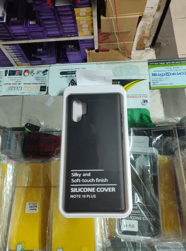 Samsung Galaxy Note10 Plus Luxury Soft-touch Finish Silicone Shockproof Bumper Protective Premium Back Cover