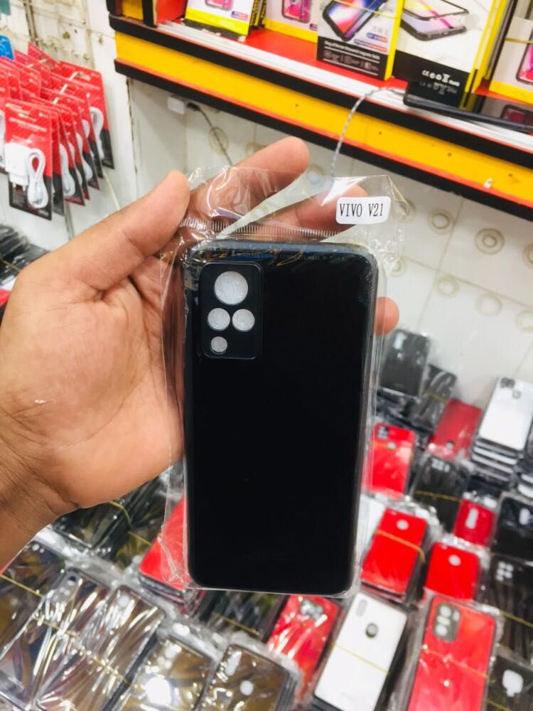 vivo V21 / vivo V21 5G - Luxury HONG KONG DESIGN Scratchproof Premium Tempered Glass Back Cover