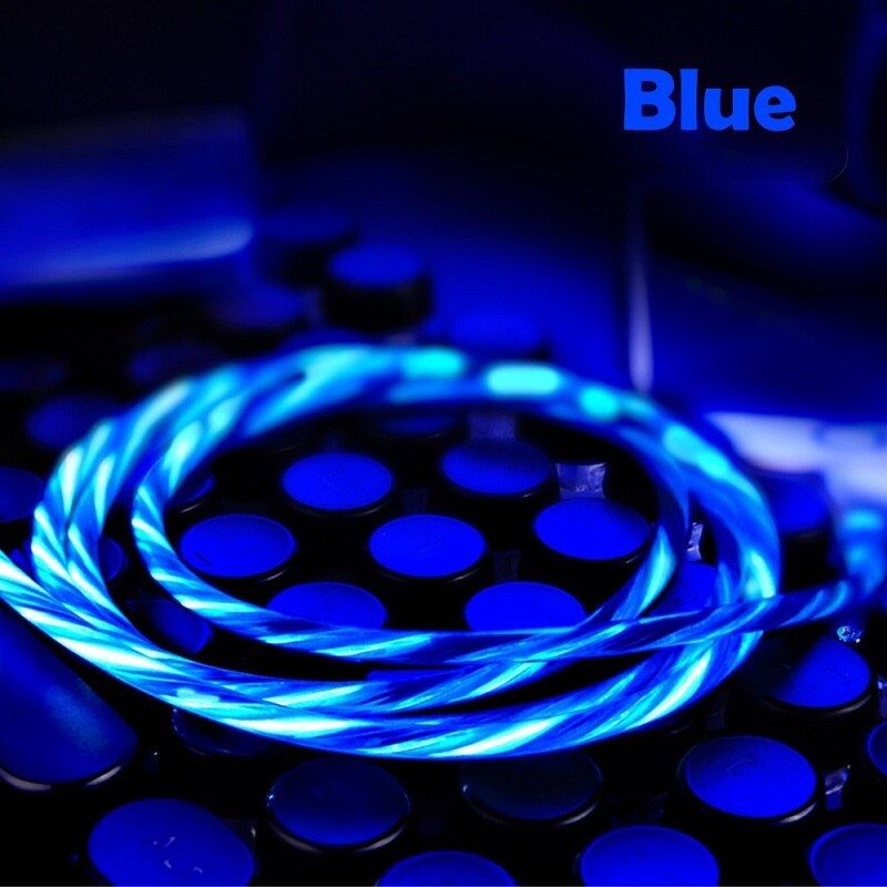 LED Lighting USB Cable QC 3.0 Fast Charger Wire Rapid Charging Cord for Micro USB Cable Type C Tape C Quick Charge USB