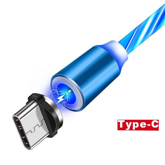 Magnetic USB Charging Charger Cord Cable For Huawei P Smart Z Y9 Prime 2021 Honor 8A 8S 10 Fast Mobile Phone Magnet LED Cables