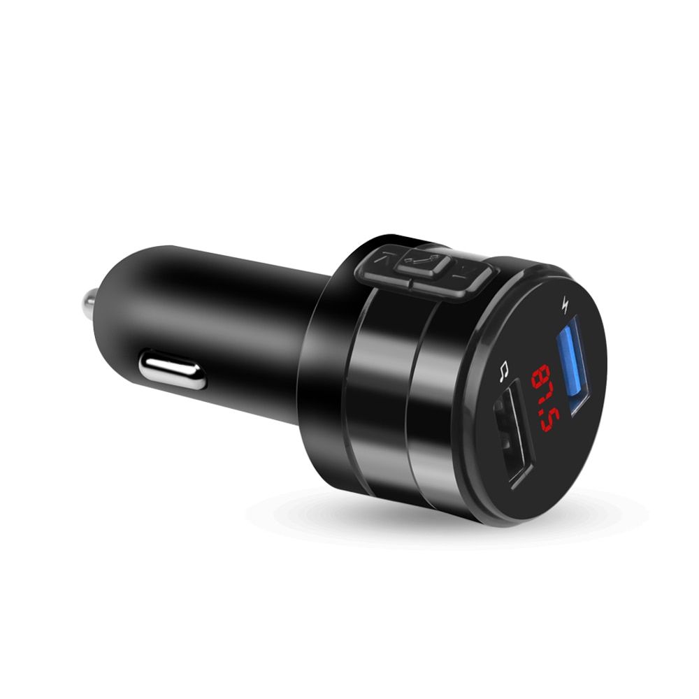 USB AUX Bluetooth FM Tran_s_mitter Modulator 3.1A Dual USB Ports Car Charger MP3 Player Wireless Audio Receiver Handsfree Kit